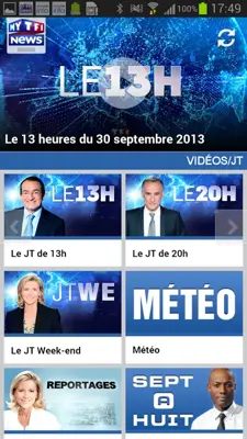 MYTF1News android App screenshot 2